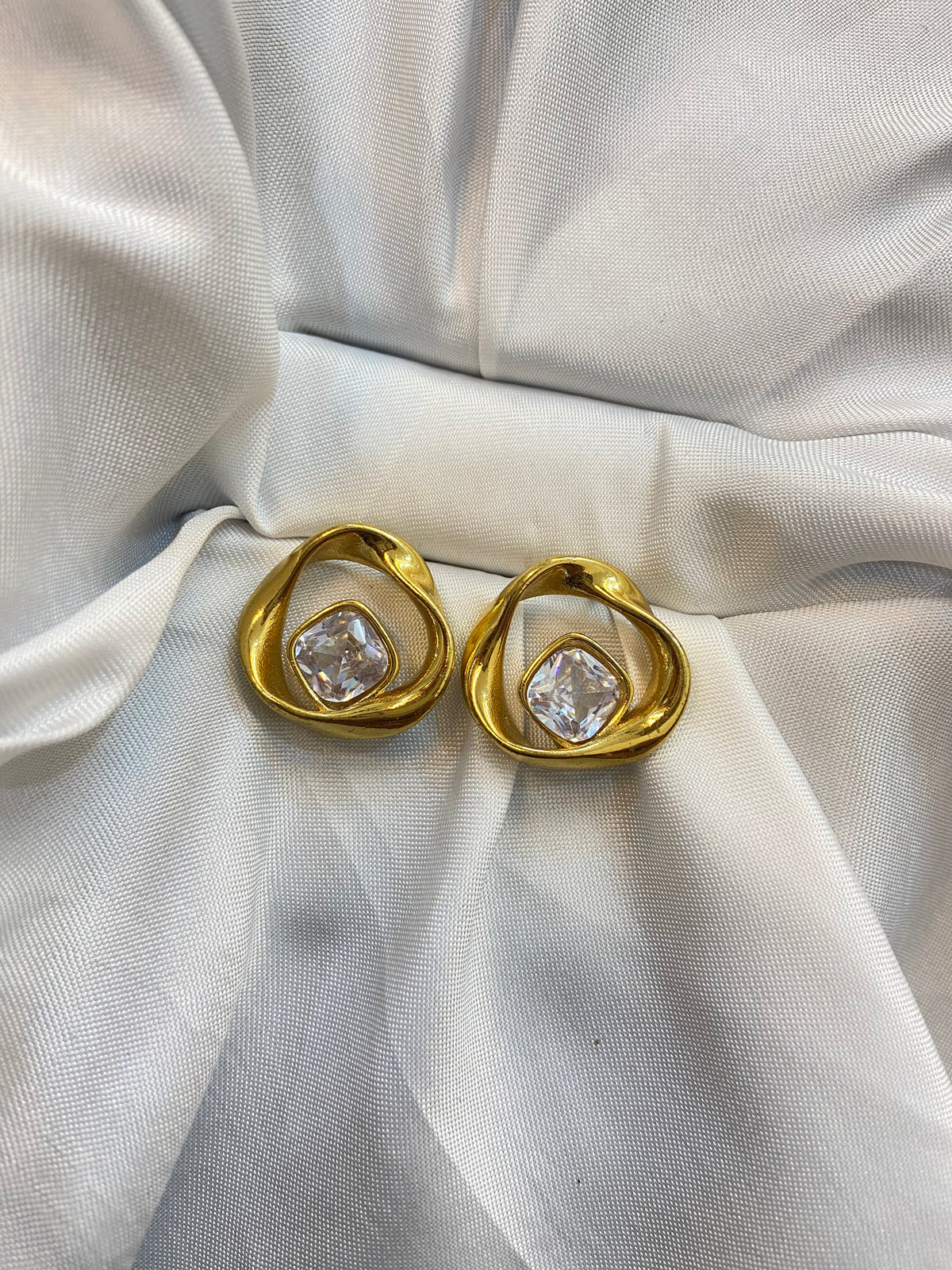 18k Gold palted Earing