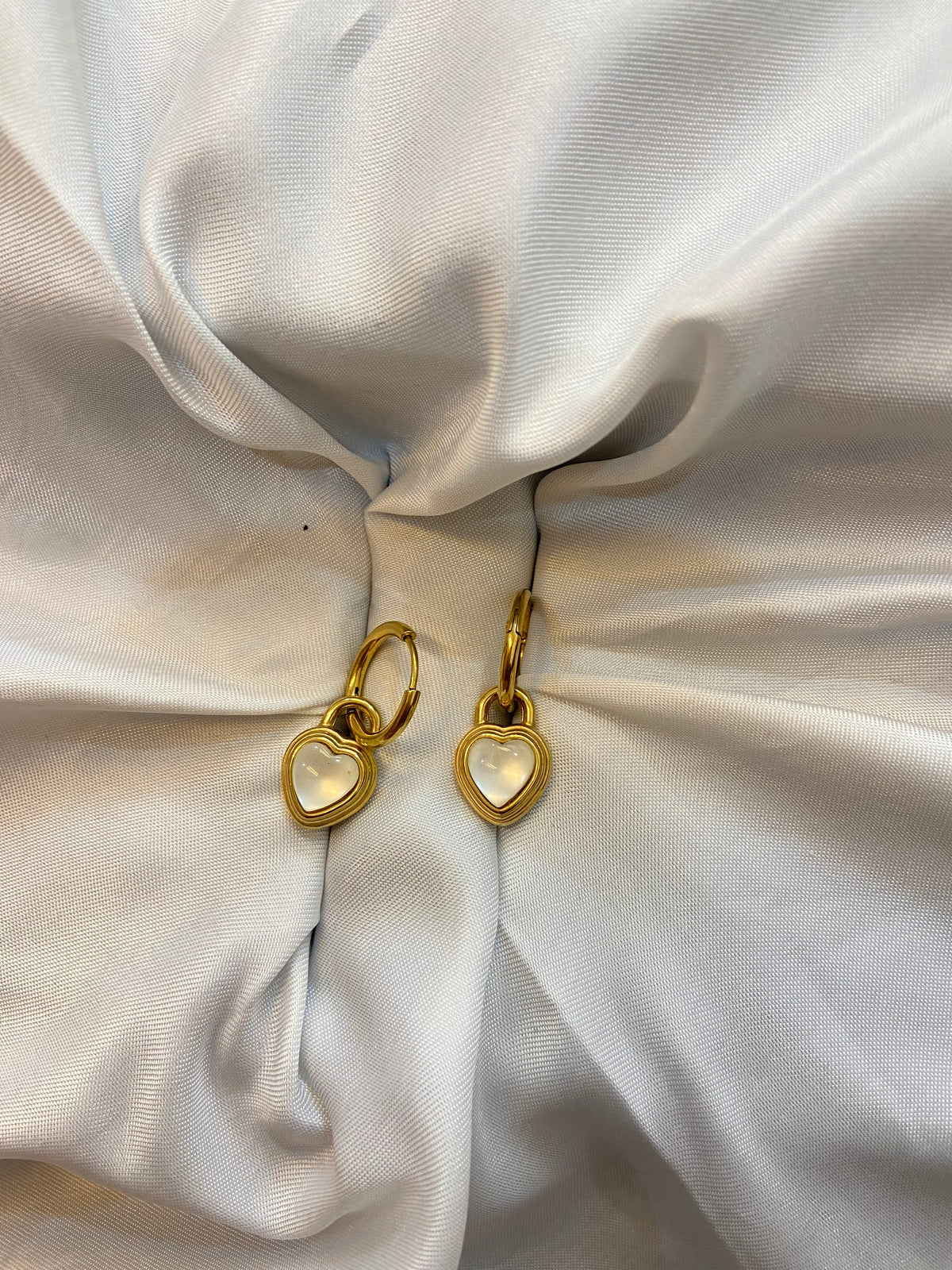 Heart hoop Earing