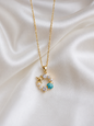 Ocean Treasure Wreath Pendant Necklace