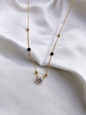 Solitaire Crystal Beaded mangalsutra