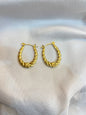 Twisted Hoop Earing