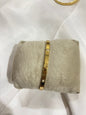 Screw Motif Crystal Bangle